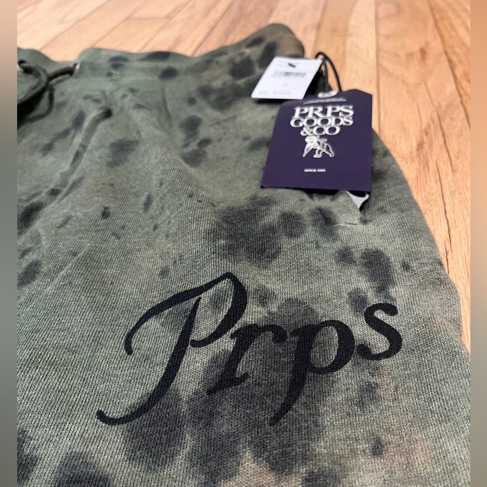 PRPS Men’s Durian Jogger | Size XL | Green Tie Dye - Picture 2 of 5